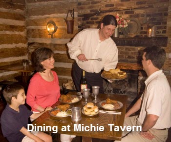 Dining at Michie Tavern
